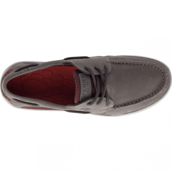 Sperry Gamefish 3-Eye Knit Boat Shoe Mens Grey - Picture 5 of 7